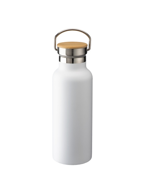 ON™ Double wall stainless steel insulating vacuum flask with bamboo lid