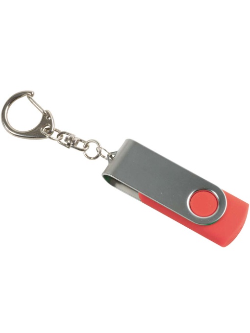 ON™ Rotatable, 4 GB, rubberised ABS/metal pen drive. Upload on request with delivery in 2 week