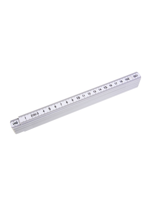 ON™ Ruletă pliabilă și articulată din plastic (PS) de 2 metri cu 10 segmente