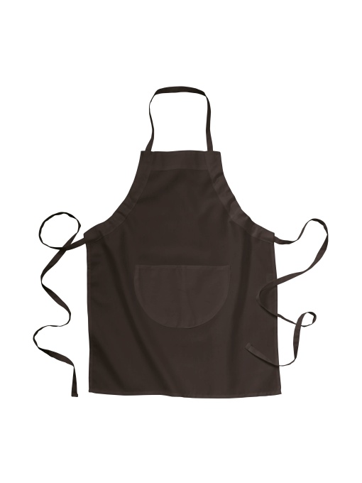 ON™ Șorț lung de gătit din 30% bumbac / 70% poliester (160 g/m2), cu buzunar frontal și șnur reglabil