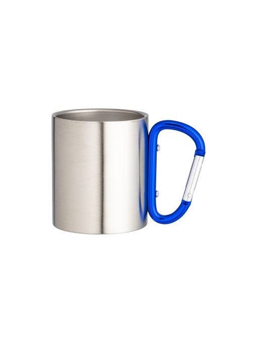 ON™ Steel mug with aluminum carabiner handle, 200 ml