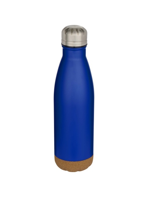 PF™ Cove 500 ml double wall vacuum insulated stainless steel water bottle with cork details - Img 1