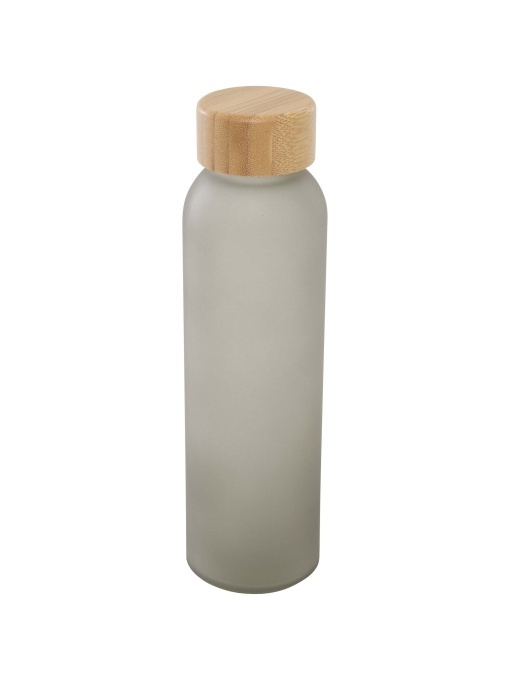 PF™ Lume 500 ml matte soda lime glass bottle with bamboo lid - Img 1