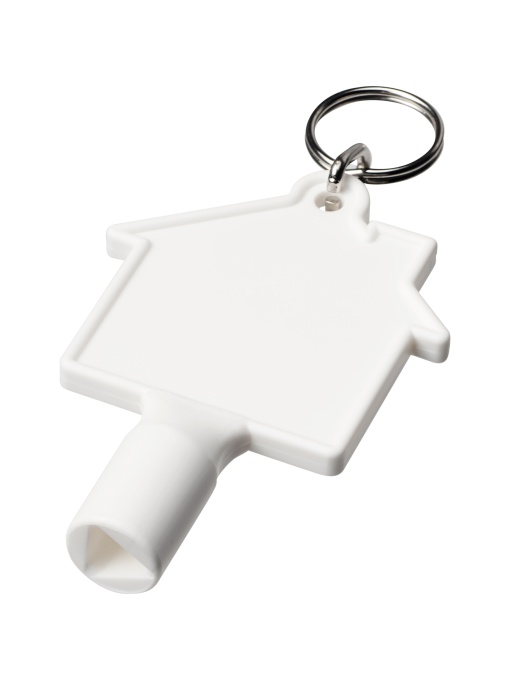 PF™ Maximilian house-shaped recycled utility key keychain