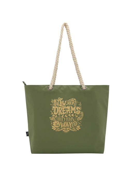 PF™ Panama GRS recycled beach cooler tote bag with cord handles 23L - Img 1