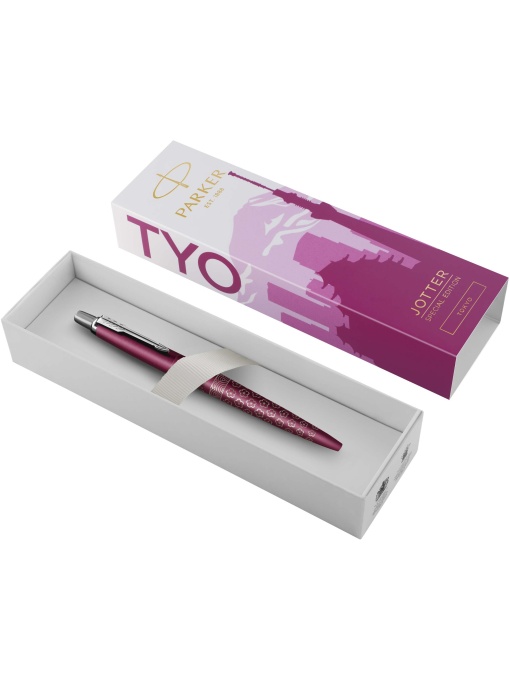 PF™ Parker Jotter SE Global Icons pix cu accente colorate (cerneală albastră)