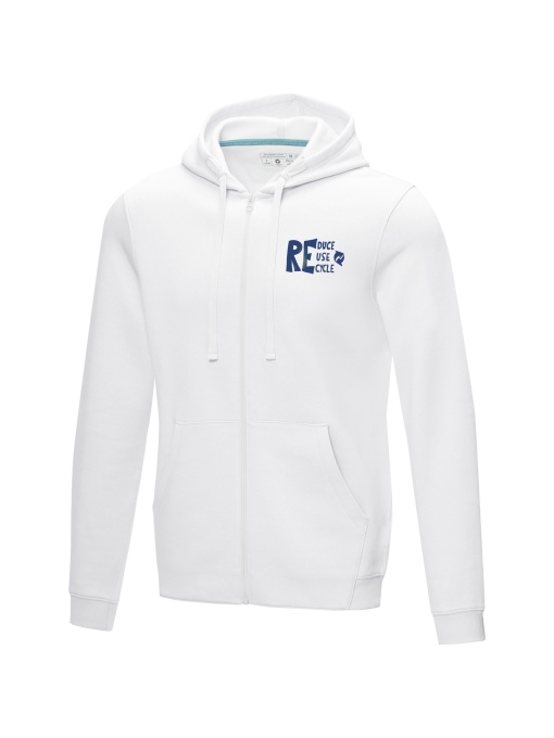PF™ Ruby men’s organic recycled full zip hoodie - Img 1