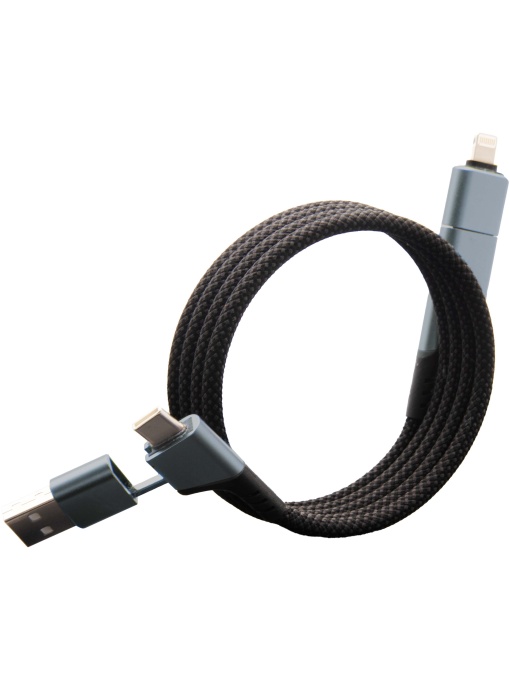 PF™ SCX.design C52 100W 4-in-1 rPET magnetic ultra fast charging cable
