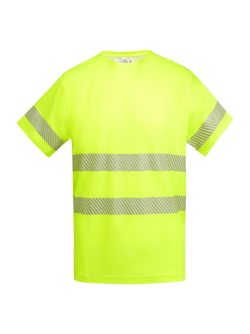 RO™ TAURI | Technical high-visibility short-sleeve tee | 55 % cotton / 45 % polyester | 170 gsm