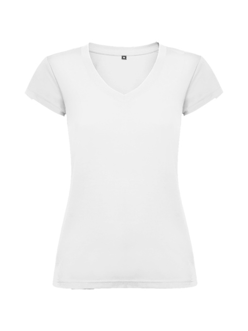 RO™ VICTORIA | Tricou damă decolteu V | 100 % bumbac, single jersey | 155 gsm