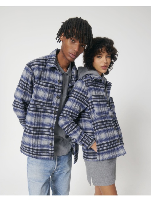 ST/™ River Check – Cămașă groasă unisex în carouri