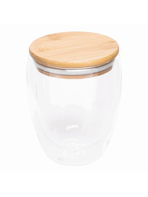 TOP™  Double-walled glass BAMBOO ART M, capacity approx. 350 ml