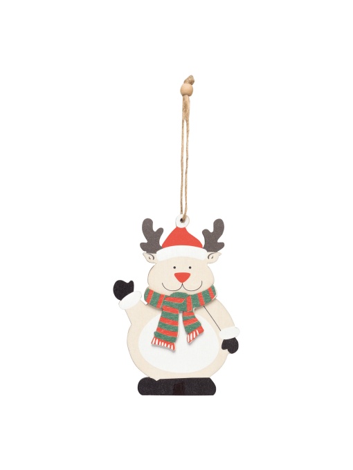 TOP™ Cadou / pandantiv brad WOODEN SNOWI