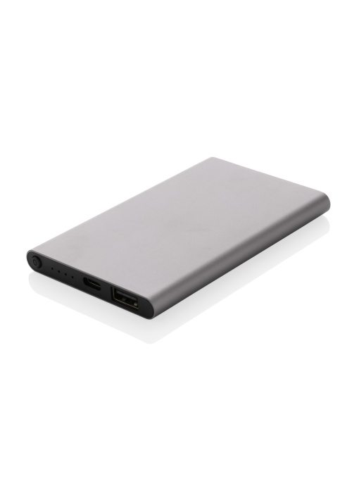 XD™ Powerbank 4.000 mAh cu Type-C din plastic și aluminiu reciclate RCS