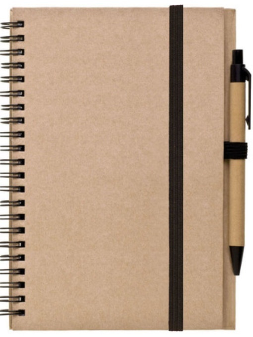 ADO™ REGIS A5* spiral notebook with ballpoint pen