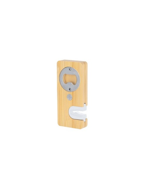 AX™ Bamboo bottle opener with knife sharpener