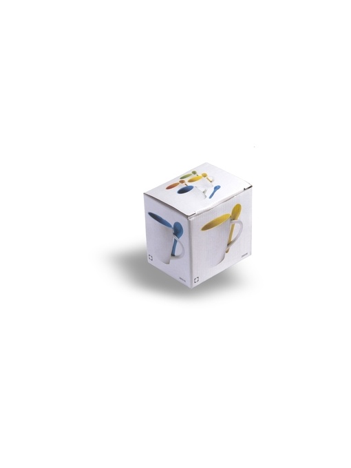 AX™ cană ceramică 300 ml cu linguriță