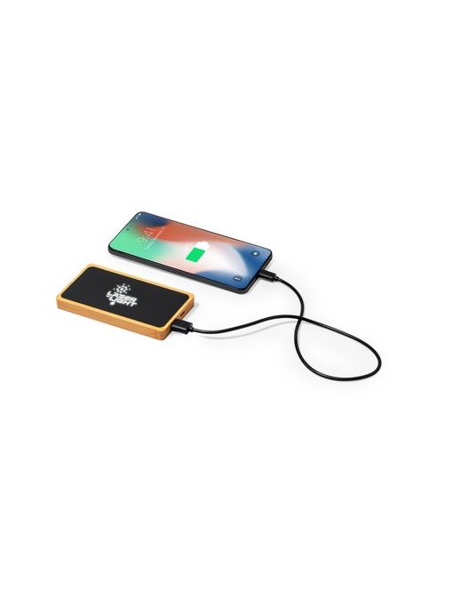 AX™ Power bank din bambus 5000 mAh