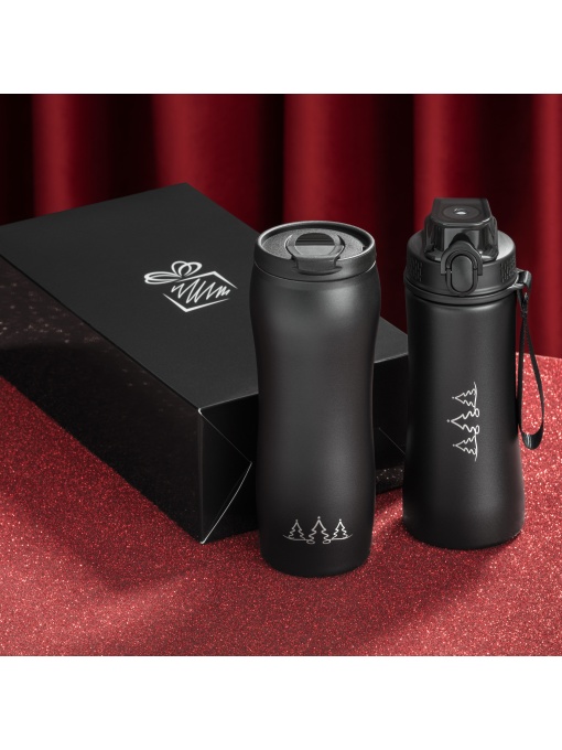 Co™ BEVERAGE SET: THERMAL MUG AND STEEL BOTTLE