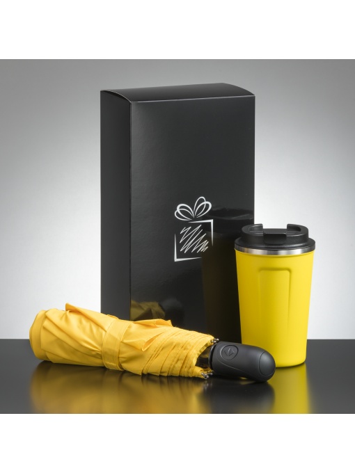 Co™ TRAVEL SET: NORDIC 350 ml thermal mug and FULL AUTOMATIC UMBRELLA