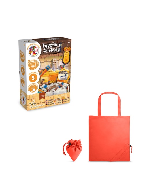 hi!™ Ancient Egypt Excavation Kit V Joc educațional furnizat cu o pungă de cadou pliabilă 190T