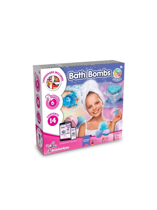 hi!™ Bath Bombs Kit I Joc educațional pentru copii