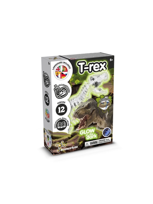 hi!™ Fossil Excavation Kit II Educational game supplied with a kraft paper gift bag (90 g/m²)