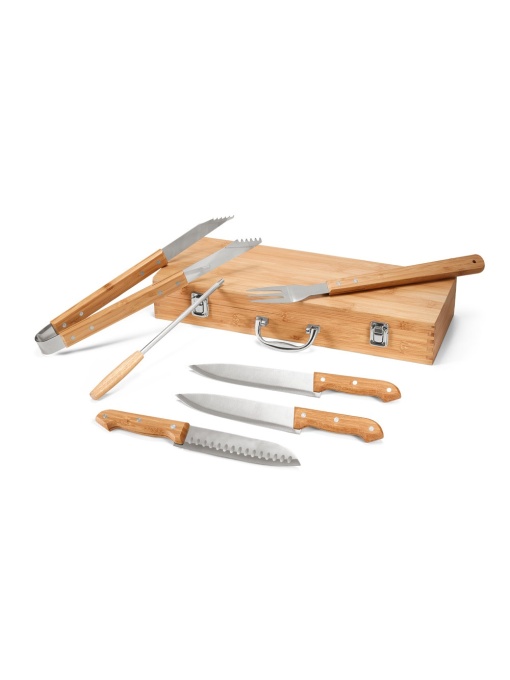 hi!™ KABSA Barbecue set supplied in a bamboo box
