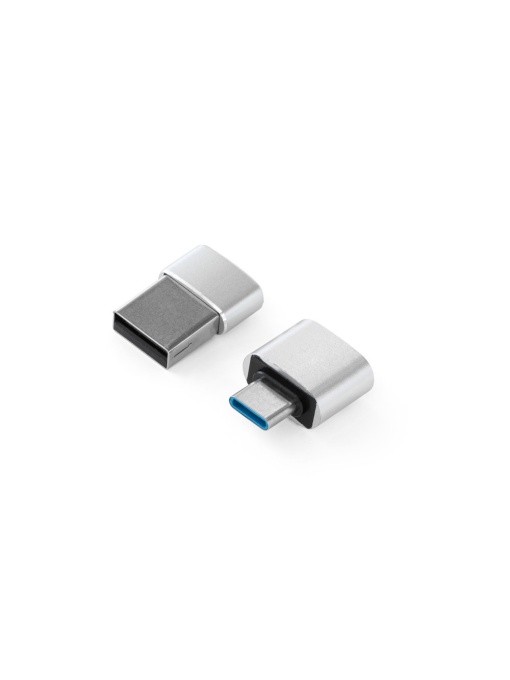 hi!™ MINSKY Set de 2 adaptoare USB-A / USB-C din aluminiu