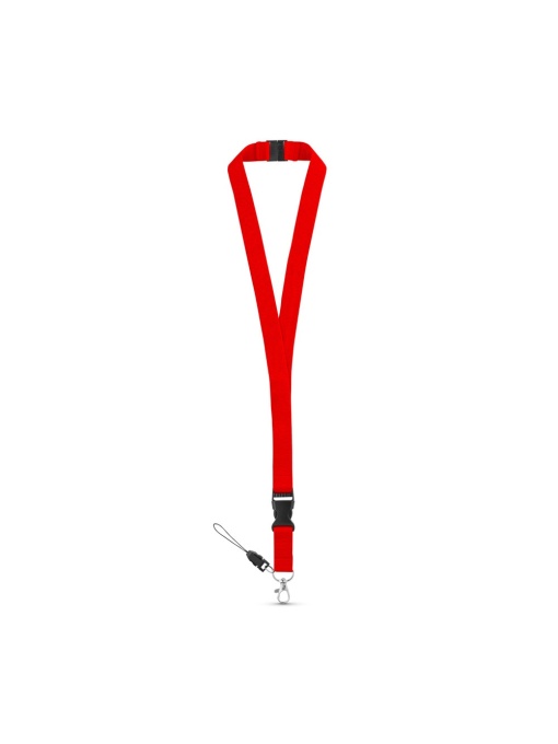 hi!™ MURRAY Lanyard din poliester cu carabina metalică