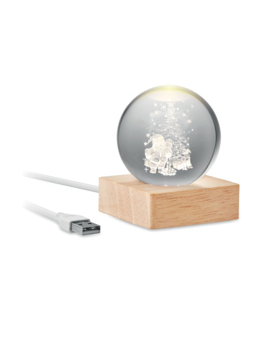 MO™ Santa light – LED Christmas bauble