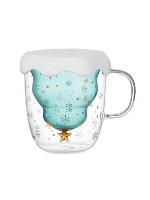 MO™ Verde – Double-wall borosilicate glass mug