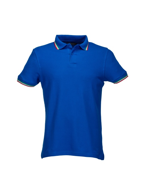 ON™ 100% piqué cotton (180 g/m2) short-sleeved polo shirt with three-colour trims