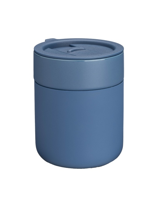 ON™ 300 ml silicone-coated ceramic mug. Removable PP cap with sliding opening - Img 1