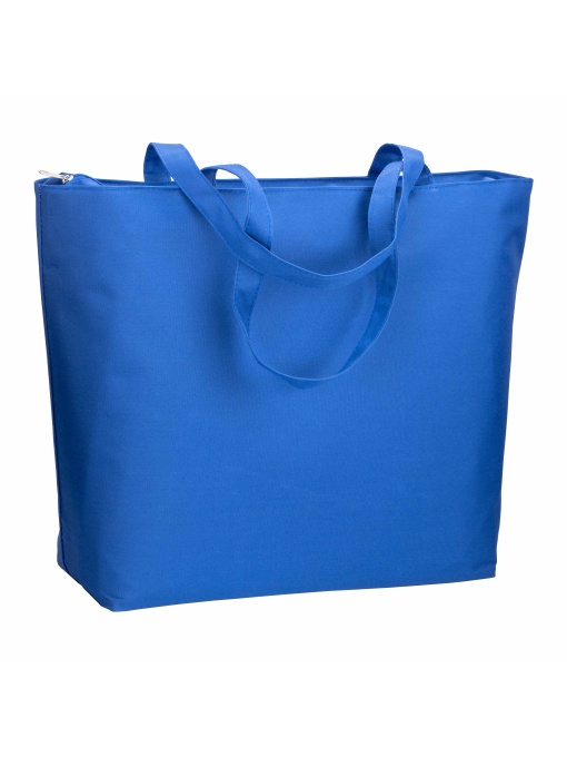 ON™ 300D polyester beach bag with long handles and zip closure