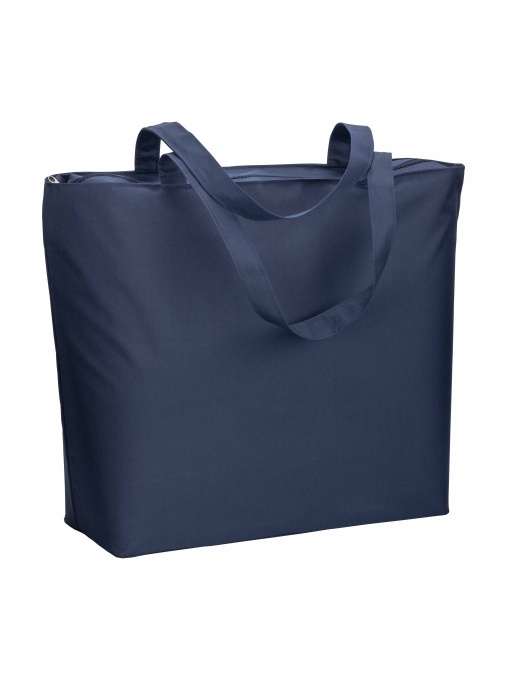 ON™ 300D polyester beach bag with long handles and zip closure