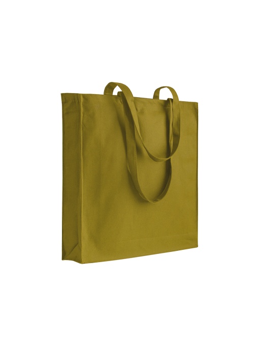 ON™ Geantă de cumpărături din bumbac 220 g/m2, mânere lungi și burduf