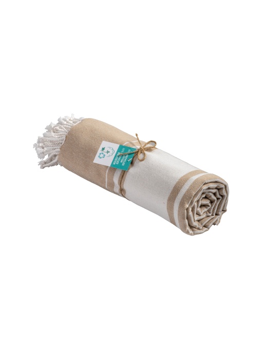 ON™ Prosop de plajă din bumbac reciclat 150 g/m2 certificat GRS - Img 1