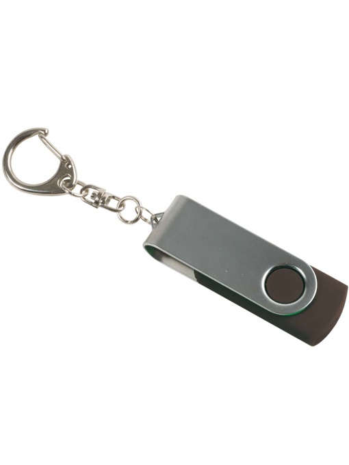 ON™ Rotatable, 4 GB, rubberised ABS/metal pen drive. Upload on request with delivery in 2 week