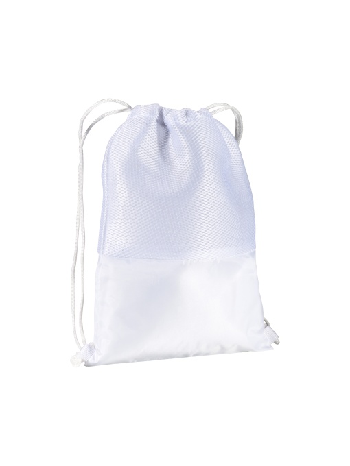 ON™ 210T polyester backpack with mesh and drawstring closure