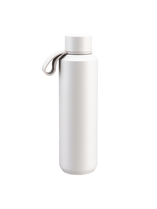 ON™ Stainless steel thermal bottle with TPR (thermoplastic rubber) handle, 630 ml