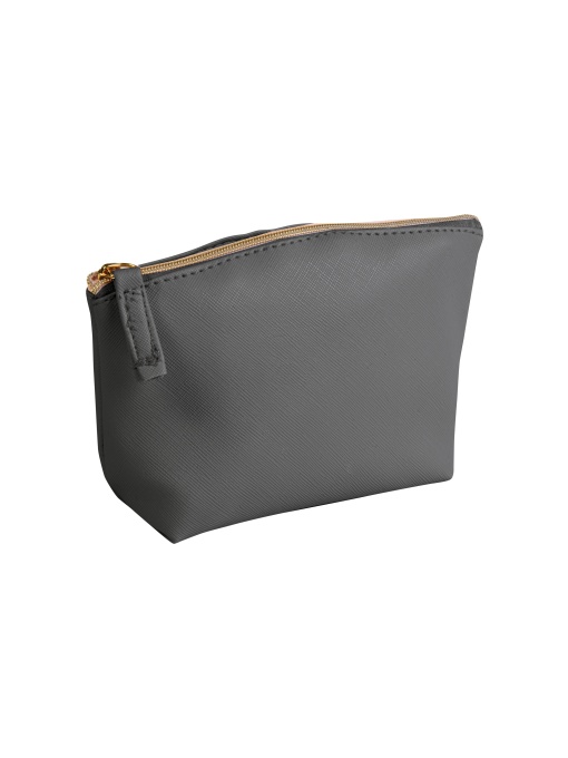 ON™ Multipurpose PU fine grain saffiano beauty case. Zipper closure and inner lining