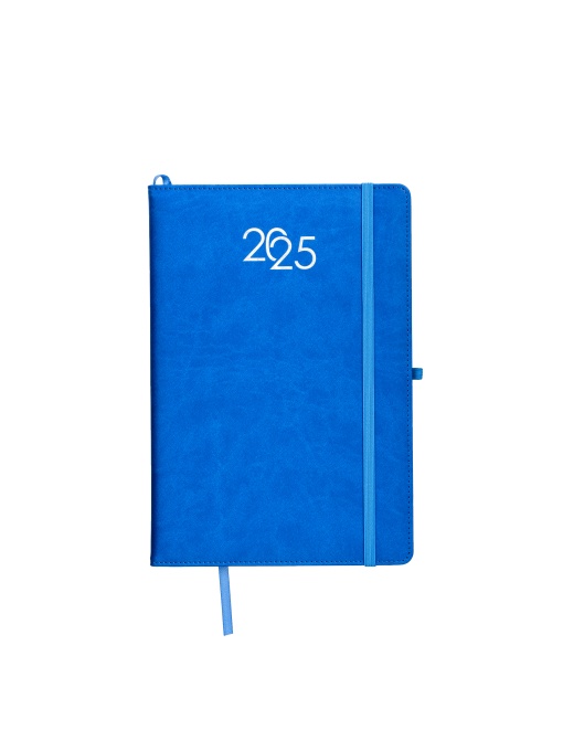 ON™ Weekly diary 2025 with recycled PU cover with edge stitching and pen holder