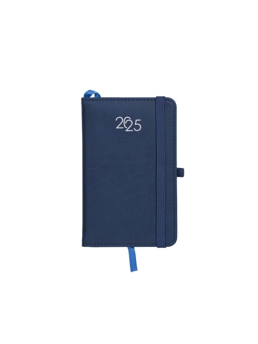 ON™ Weekly diary 2025 with recycled PU cover with edge stitching and pen holder