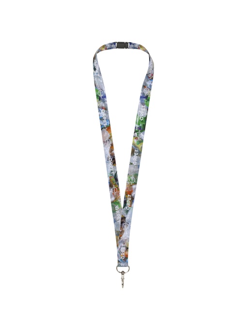 PF™ Addie lanyard PET reciclat cu sistem de siguranță detașabil
