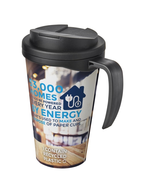 PF™ Brite-Americano® Grande 350 ml mug with spill-proof lid