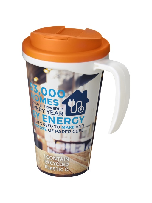 PF™ Brite-Americano® Grande 350 ml mug with spill-proof lid