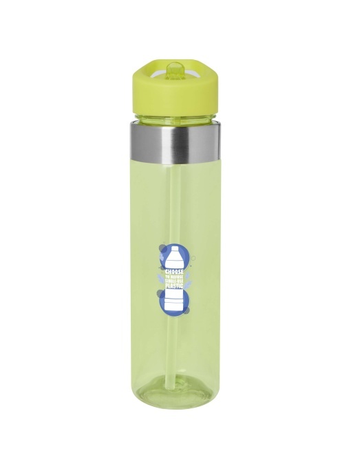 PF™ Dylan sticlă Tritan 650 ml cu capac flip și pai - Img 1
