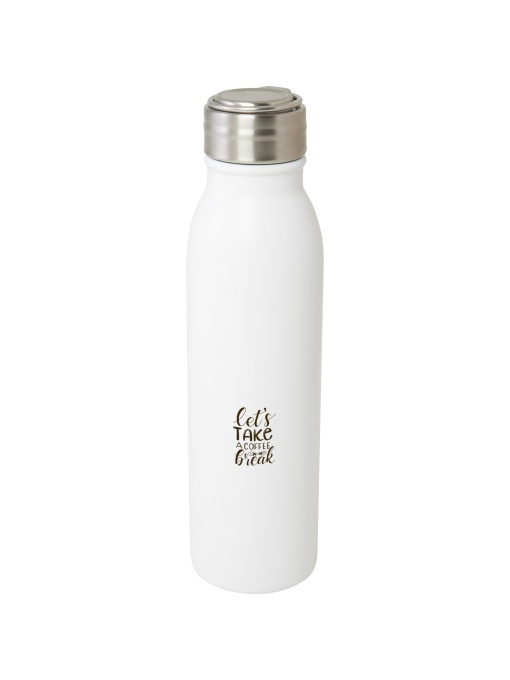 PF™ Harper 700 ml RCS certified stainless steel water bottle with metal loop - Img 1