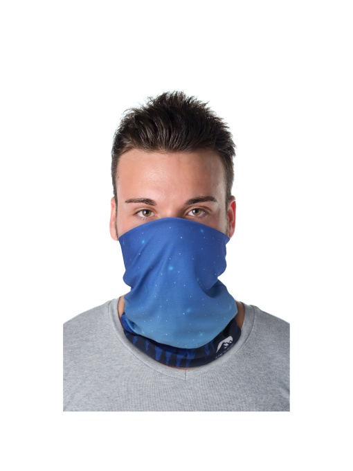 PF™ Lara sublimation multi-scarf with fleece layer and hems